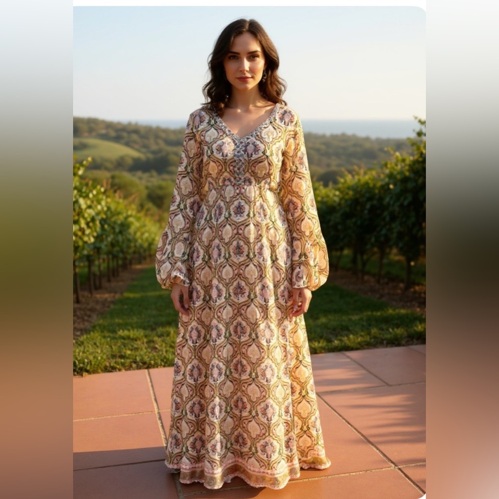 World Market Kaftan Dress